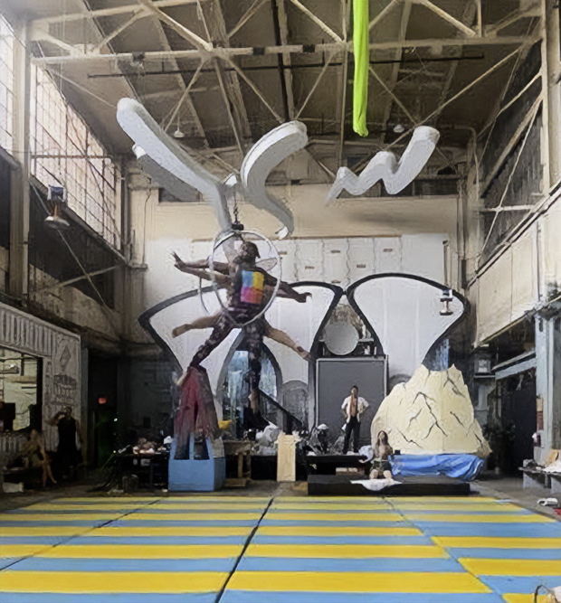 Crooked River Circus during rehearsals for 2024 Ingenuity Fest: Era of Ascent