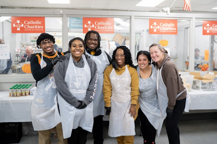 Volunteers at Catholic Charities, Diocese of Cleveland