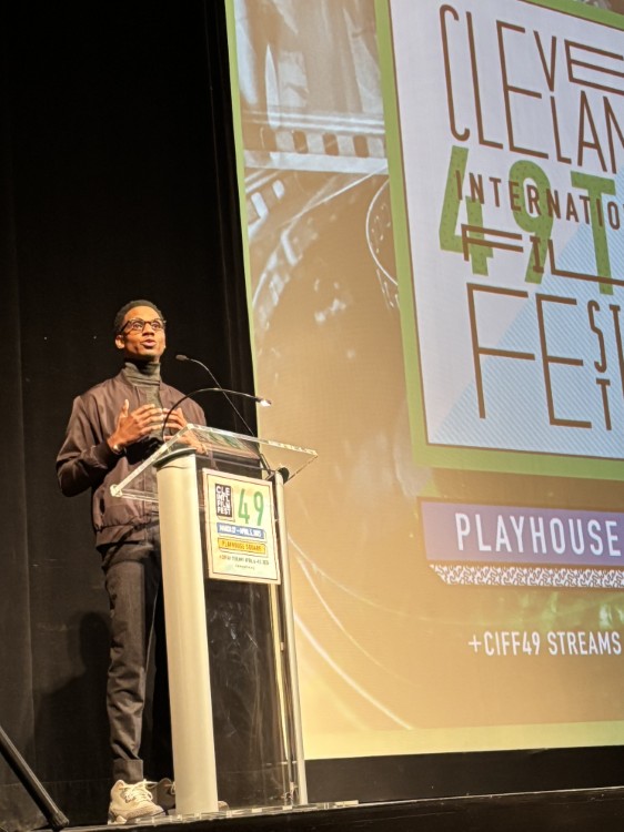 Cleveland Mayor Justin Bibb speaks about the power of the arts at CIFF49