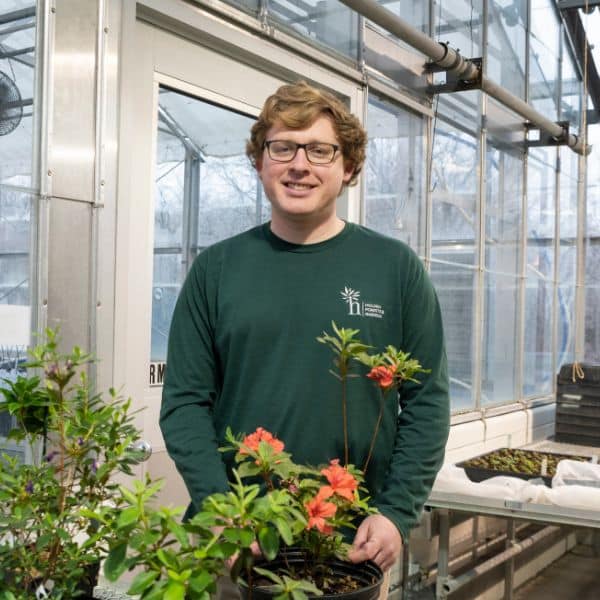 Rhododendron Collections Manager Connor Ryan