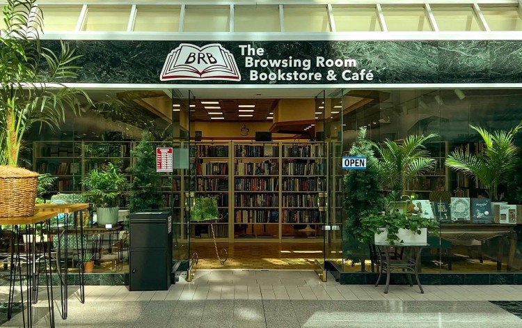 The Browsing Room feels like a library in which you can carry a cup of coffee.