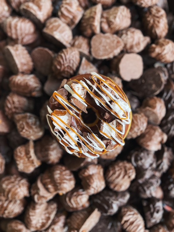 The Carmallow Egg Donut will be sold daily while supplies last, April 17–19