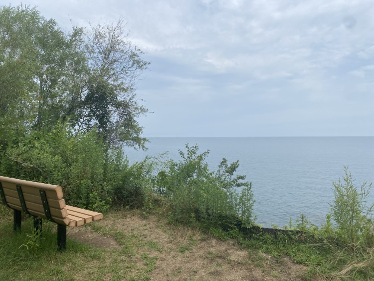 The Cleveland Lakefront Nature Preserve view