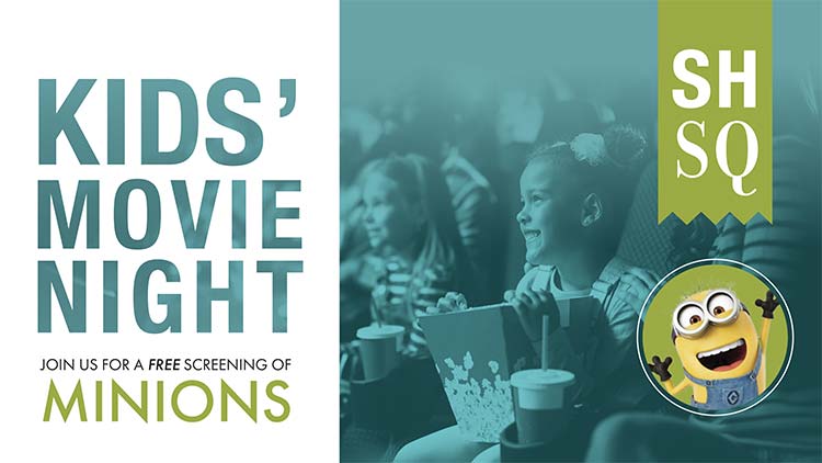 Atlas Cinemas will play "Minions" for Kids' Movie Night at Atlas Cinemas on Thursday, Aug. 21.
