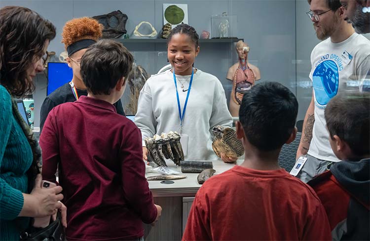 The distance learning lab will be open during CMNH Teen Night.