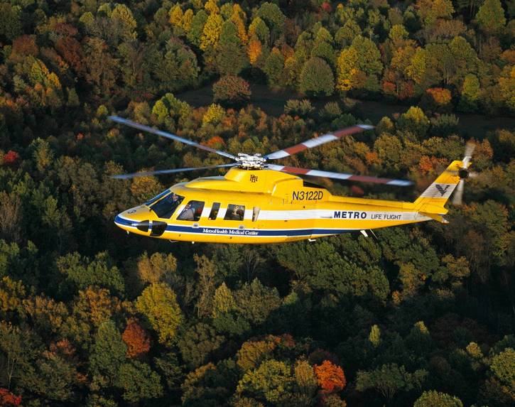Metro Life Flight helicopter