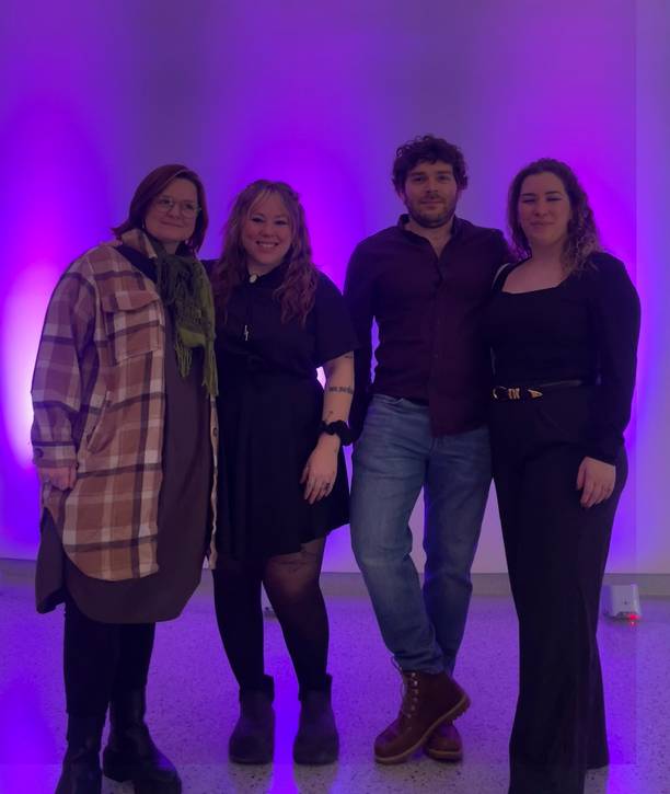 Stormy, Emily, Allan, and Trisha enjoyed the mix of the Epoch event and the museum exhibits.