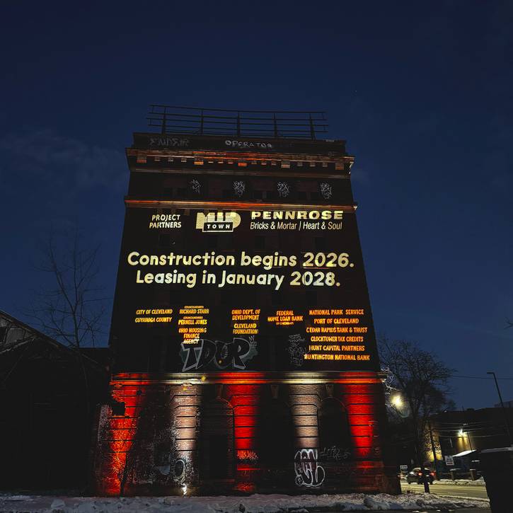 Development partners Pennrose and MidTown Cleveland are racing towards a December 15 closing.