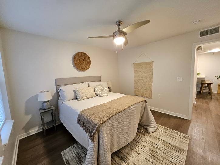 A bedroom in 89th Rising.