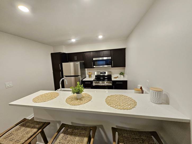 A kitchen in 89th Rising.