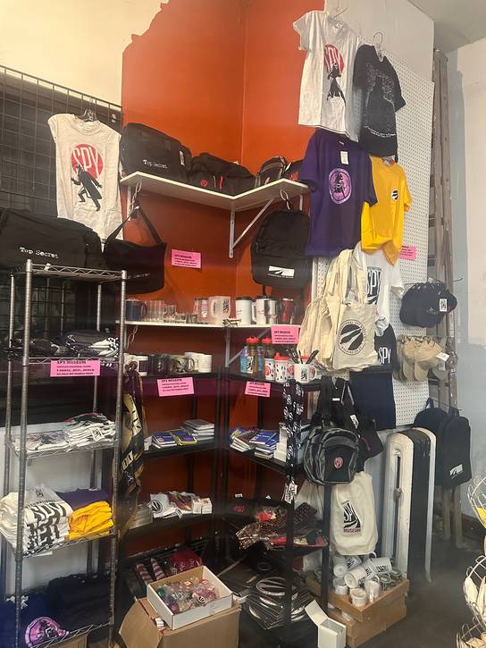 Merchandise from the Spy Museum in Washinton, D.C.