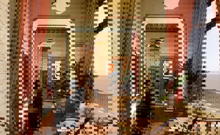 Fidelity Hotel interior rendering