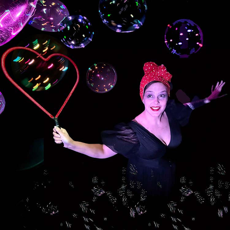 Local favorite Wizbang Theatre will perform two shows in its tent, including "Magic Bubble Circus."