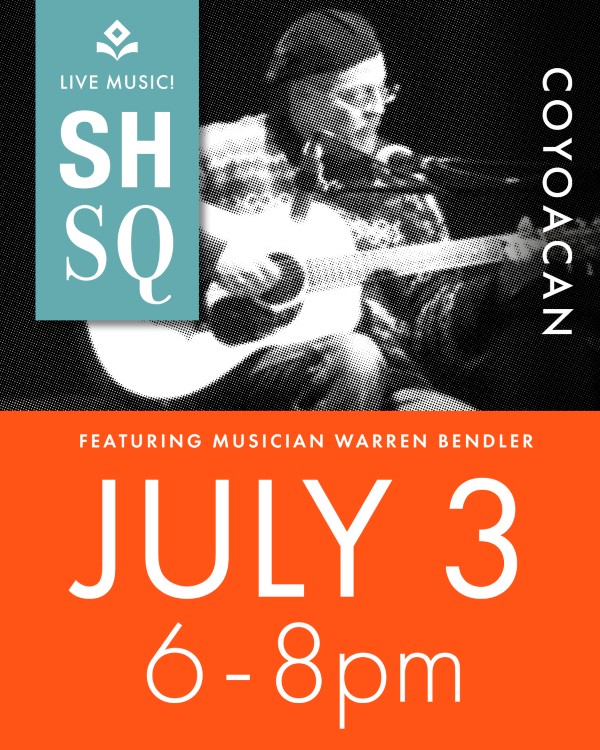 Acoustic musician Warren Bendler will play tonight, July 3 at Shaker Square's Coyoacan Taqueria