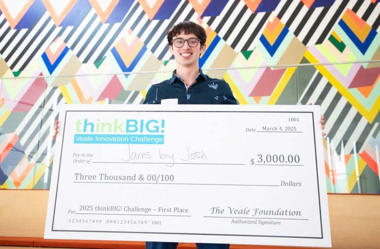 Frielander won the Veale Institute for Entrepreneurship’s 2025 thinkBIG! Challenge.