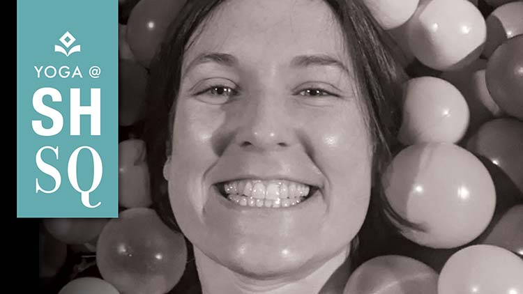 Yoga instructor Lydia Dysart