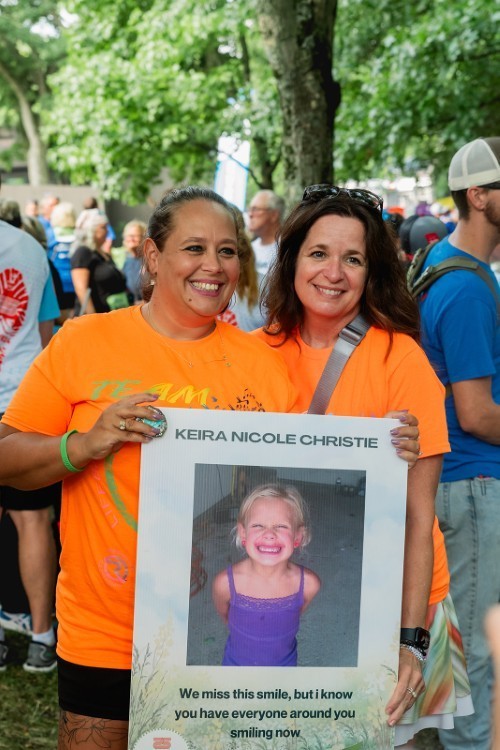 The Christies and their surviving daughter, Taylor.