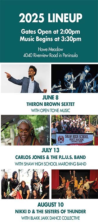 The 2025 Rhythm on the River series lineup