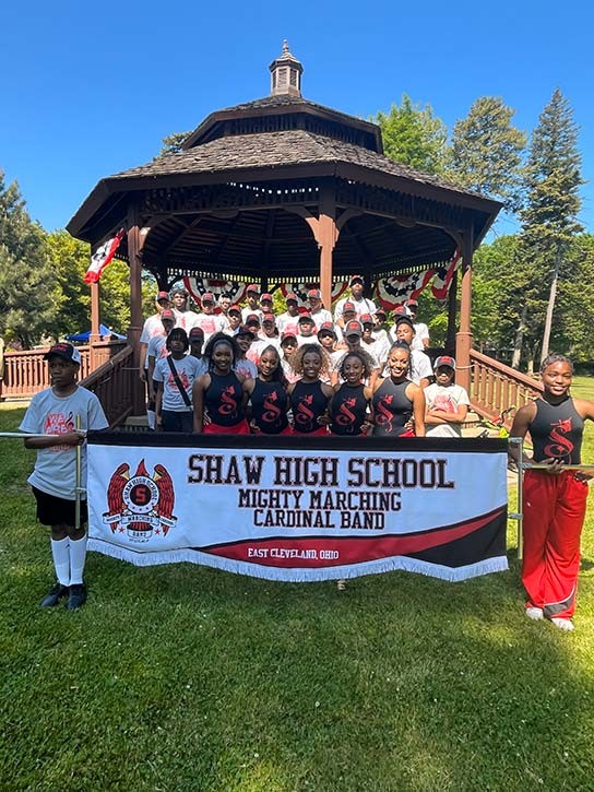 The Shaw High School Marching Band