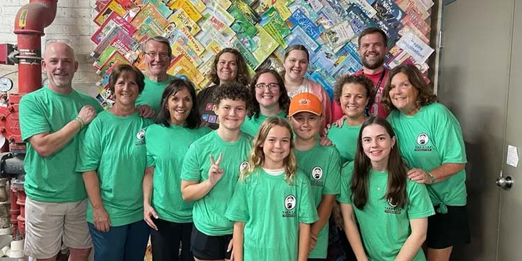 Take A Lap Foundation volunteers