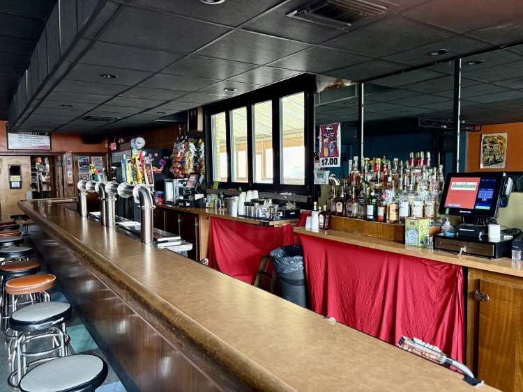 The Beachland bar