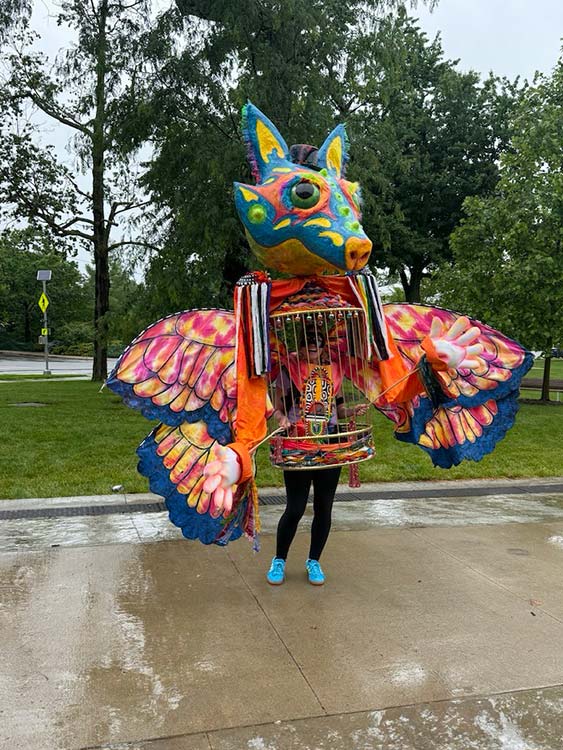 Puppet created by Holly Spooner and family.