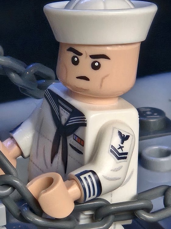 A LEGO sailor