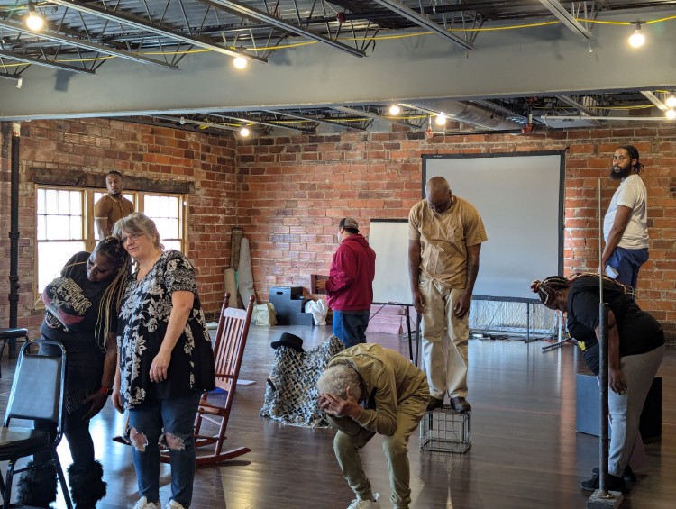 A read-through of "Roots Through Ruin" at Cleveland Public Theatre