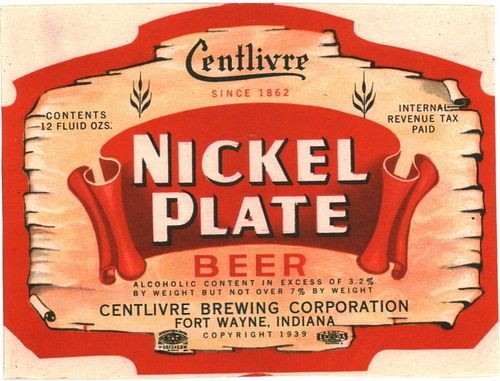 The Ringling Brothers Circus performed at Centlivre Park, which was named for the nearby brewery that once produced Nickel Plate Beer.