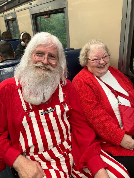Santa RJ and Nana Claus
