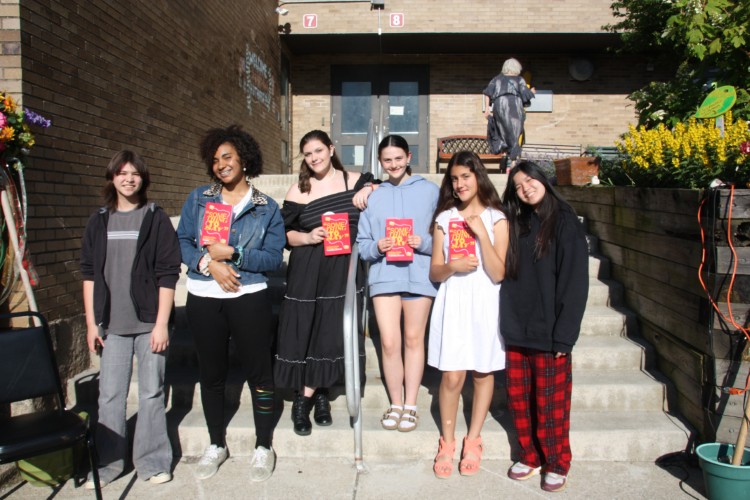 The teen authors of the 2024 Lake Erie Ink teen anthology.