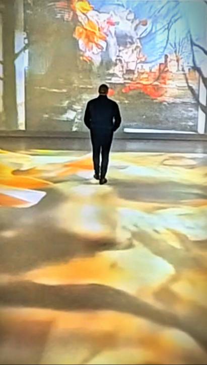 Artist Jason Toth animated and edited the immersive projection-mapped art experience.