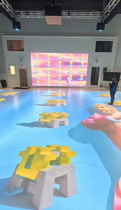 Visual artist Jason Toth animated and edited the immersive projection-mapped art experience, created by more than 30 regional artists.