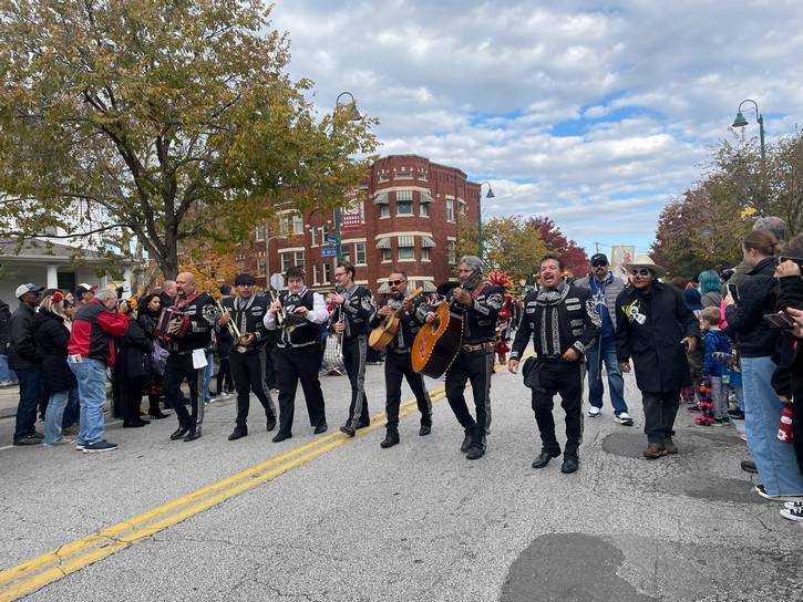 There was plenty of music at  Día de Muertos.