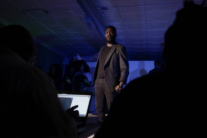 Ananias Dixon in the 2016 premiere of 'Objectively/Reasonable.'