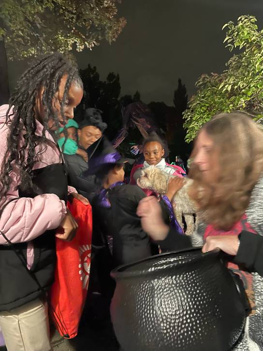 Trick-or-treating on 'Scareborough.'