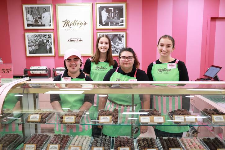 Malley's staff are ready to serve customers.