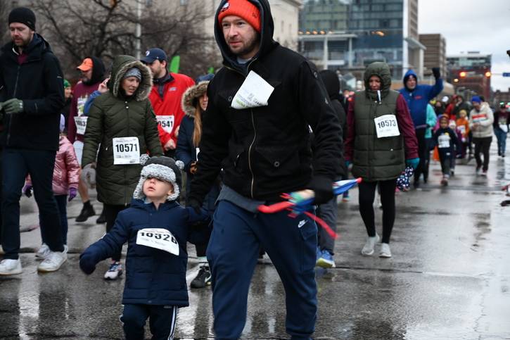 Runners of all ages enjoy Turkey Trot.