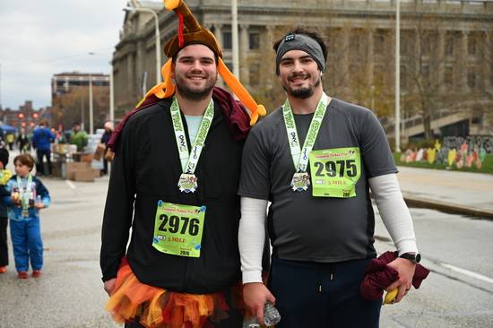 All runners receive a finishing medal.