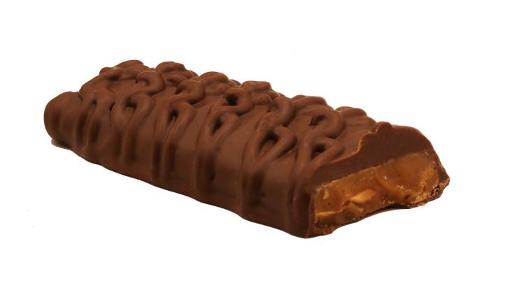 Malley's gourmet Toffee Bar pairs with the Toffee Amber Lager.