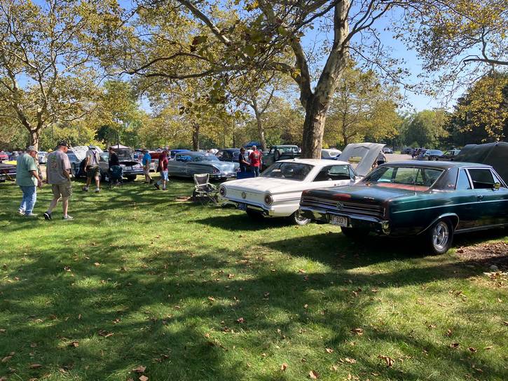The vintage car show at "Remembering the Sights and Sounds of Euclid Beach Park."