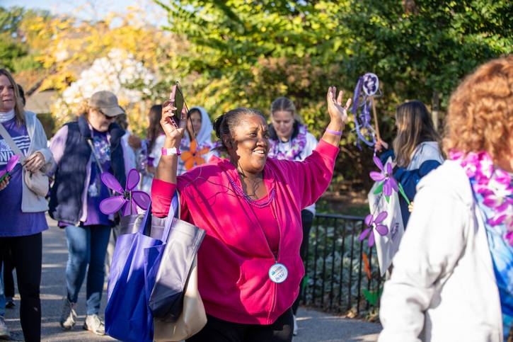 The Walk to End Alzheimer's at Cleveland Metroparks Zoo.