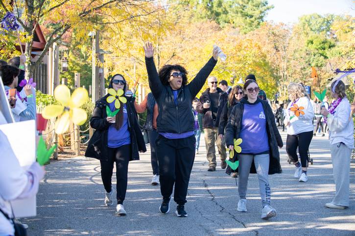 The Walk to End Alzheimer's at Cleveland Metroparks Zoo.