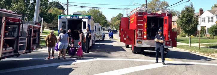 Attendees had the chance to get up close to emergency vehicles and mobile units at the open house.