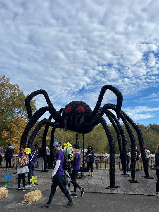 A seasonal, spooky addition to the 2025 Walk to End Alzheimer's was as part of Boo at the Zoo.