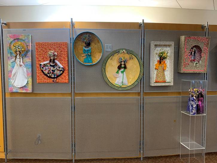 CCPL Parma-Powers Art Wall Spring 2024 Show.