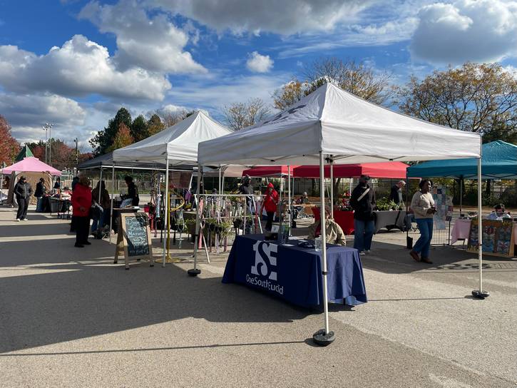 The Indie Green Market hosted about a dozen vendors and craftspeople.