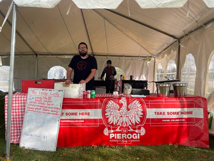 The Pierogi Lady makes all kind of pierogi, including vegan options.