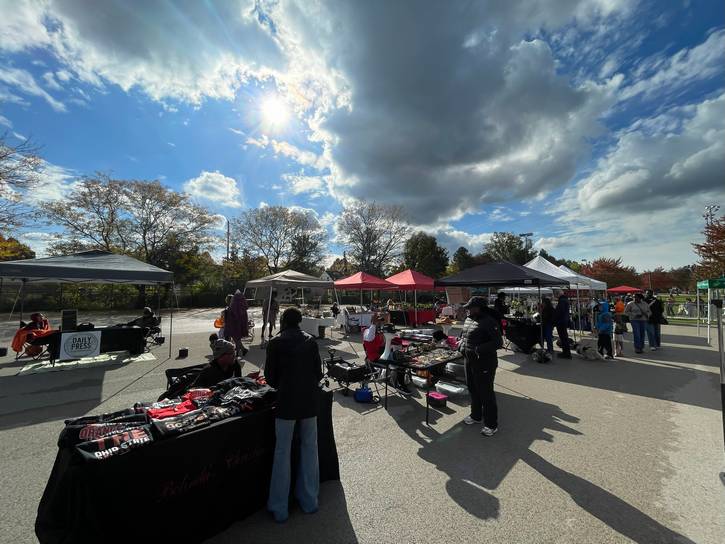 The sun was shining down on vendors and shoppers alike at October Feast.