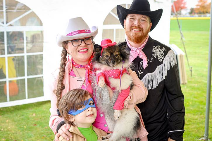 The costume contests—for both humans and pets—are highlights of South Euclid's October Feast.